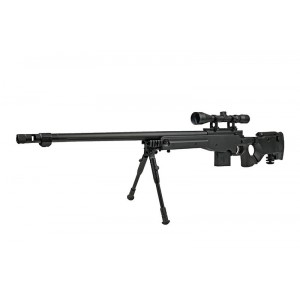 Well модель снайперской винтовки MB4403D Spring (with scope & bipod) BK